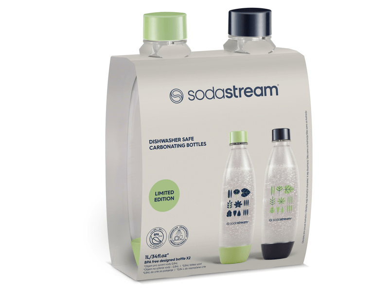 SodaStream Fuse Green/Blue 1L-es palack, 2 db