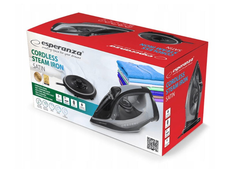 Esperanza EHI011 Satin vezeték nélküli gőzölős vasaló