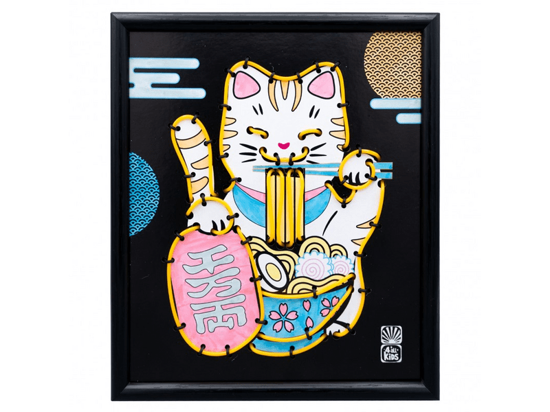 Buki Neonkép készítő szett: Maneki-neko, az integető macska (FK015)