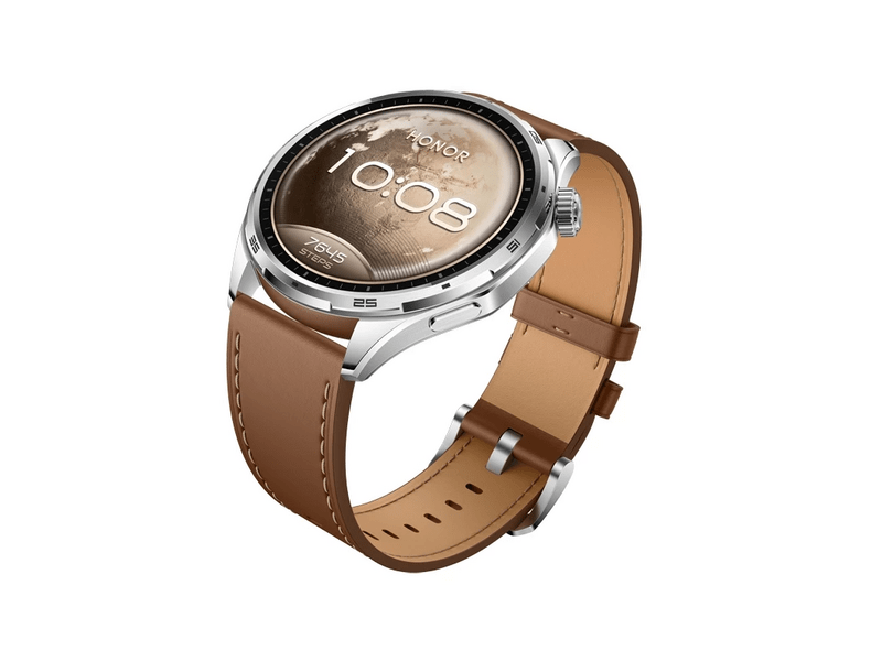 Honor Watch 6 Okosóra, barna bőr szíj (5502ACGL)