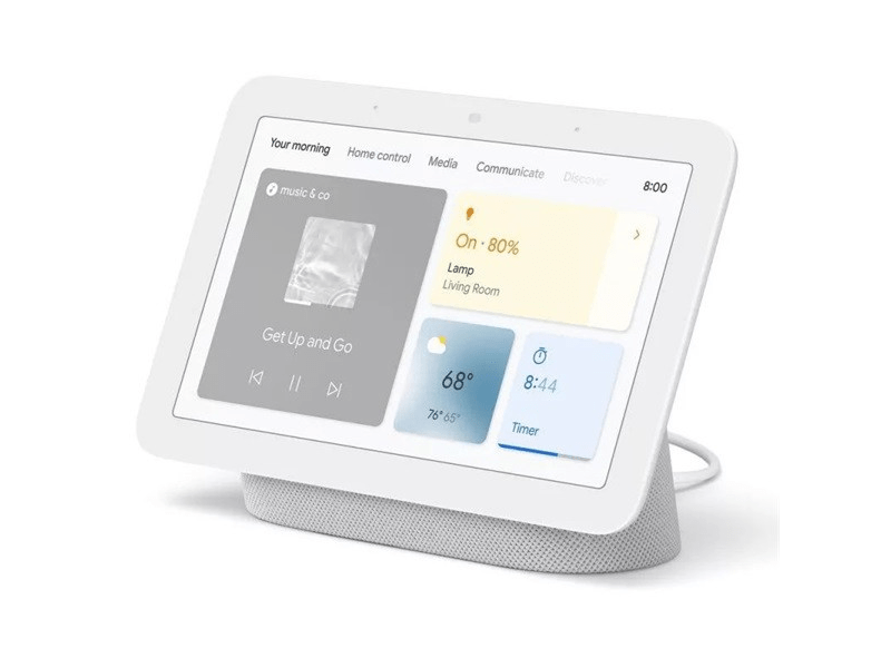 Google Nest HUB 2 Okosotthon központ, fehér