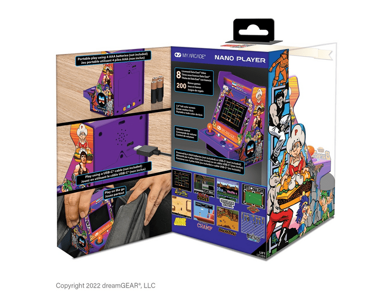 My Arcade Data East 200+ Nano Player Retro 4.5