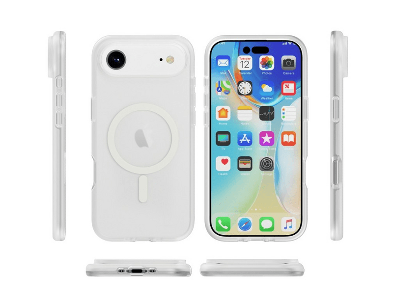 Cellect iPhone Air TPU+PC mágneses szilikon tok, átlátszó (CEL-MAG-IPH17A-TP)