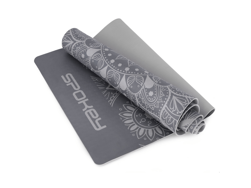 Spokey Mandala Grey fitnesz jógamatrac, szürke (41567)