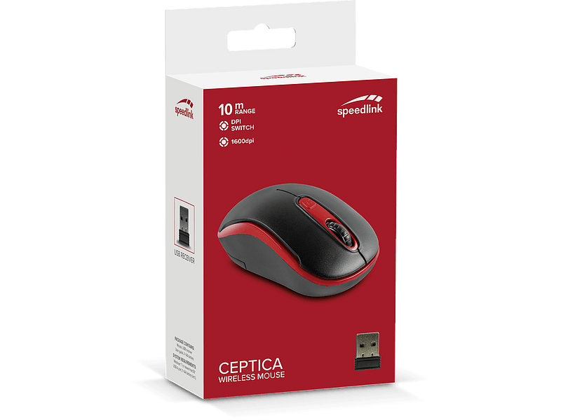 SpeedLink Septica bežični miš (SL-630013-BKRD)