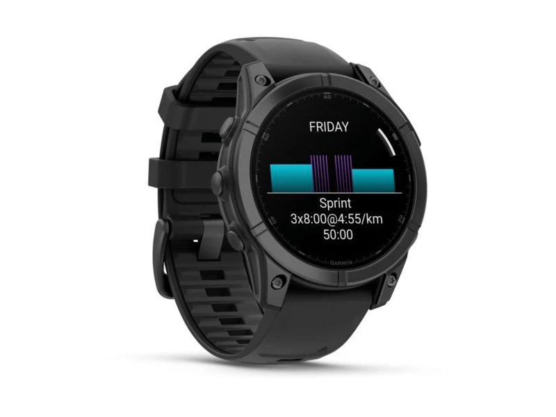 Garmin fenix E 47mm Okosóra, sötétszürke acél (010-03025-01)