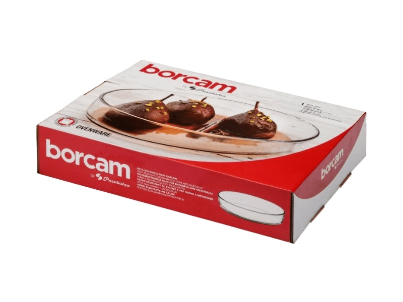 Borcam Jénai ovális hőálló sütőtál, 2.36L (59064)