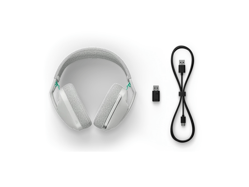 Logitech G321 LIGHTSPEED Gamer headset, fehér (981-001569)