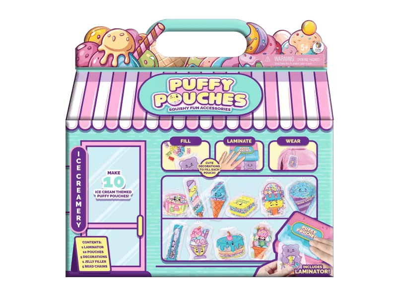 Puffy Pouches: Pufi charm design szett - fagyizó (HUN4294)