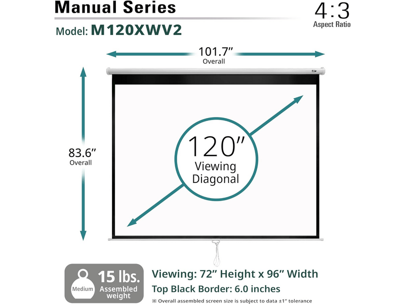 Elite Screens M120XWV2 120