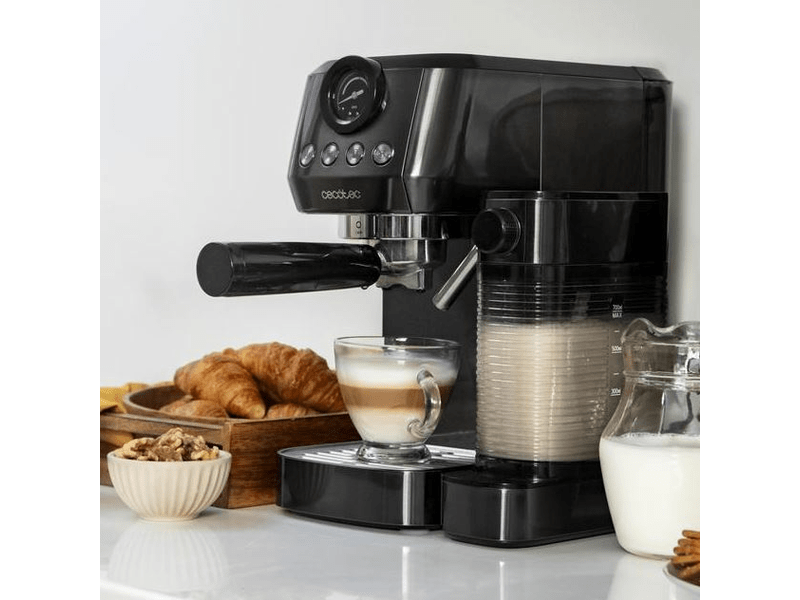 Latte presszókávéfőző, 850W, tejtartály