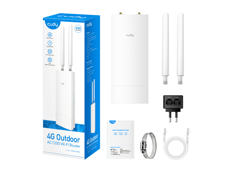 Cudy AC1200 4G LTE Cat4 Kültéri Router (225762)