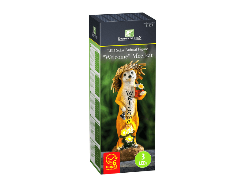 Garden of Eden 11423 Szolár állatfigura, szurikáta
