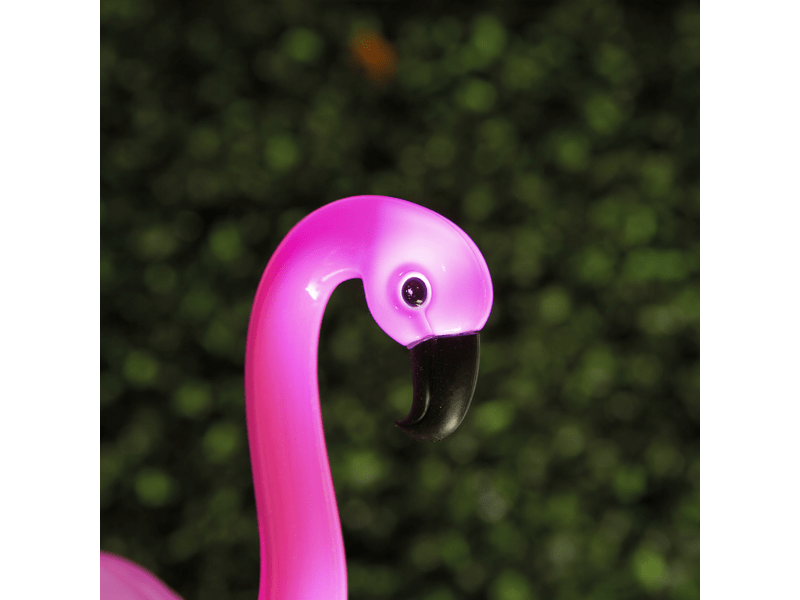 Family 11270 LED-es leszúrható szolárlámpa, flamingó
