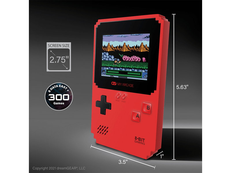 My Arcade Data East 300+ Pixel Classic Hordozható játékkonzol