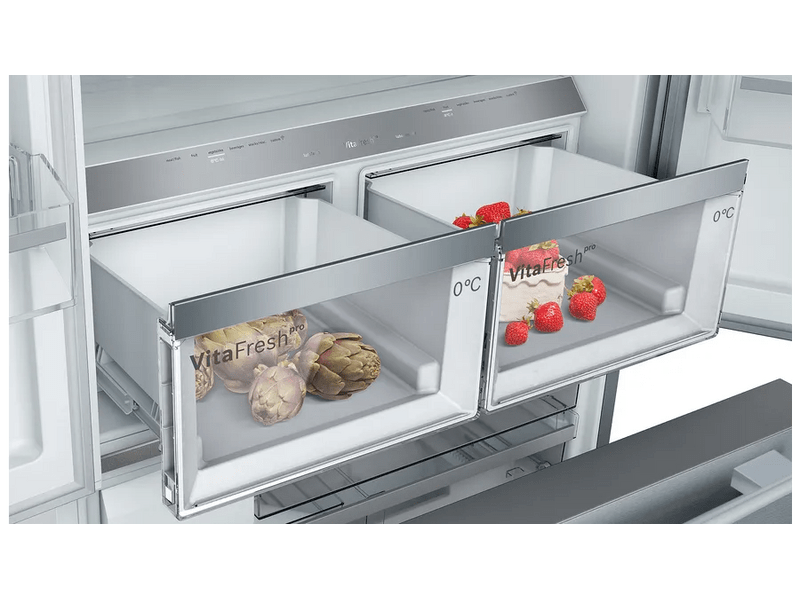 Bosch KFF96PIEP Többajtós alulfagyasztós hűtőszekrény