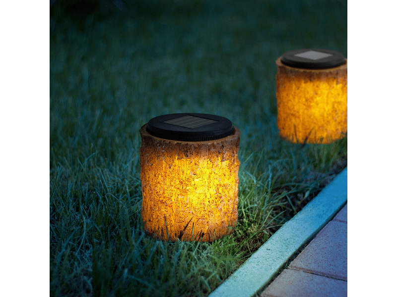 Garden of Eden 11712 Szolár világító fatörzs