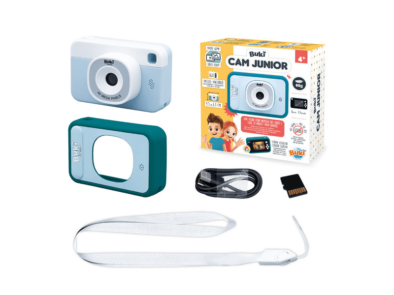 Buki Junior kamera és fényképezőgép 16 GB-os SD kártyával (PV011)