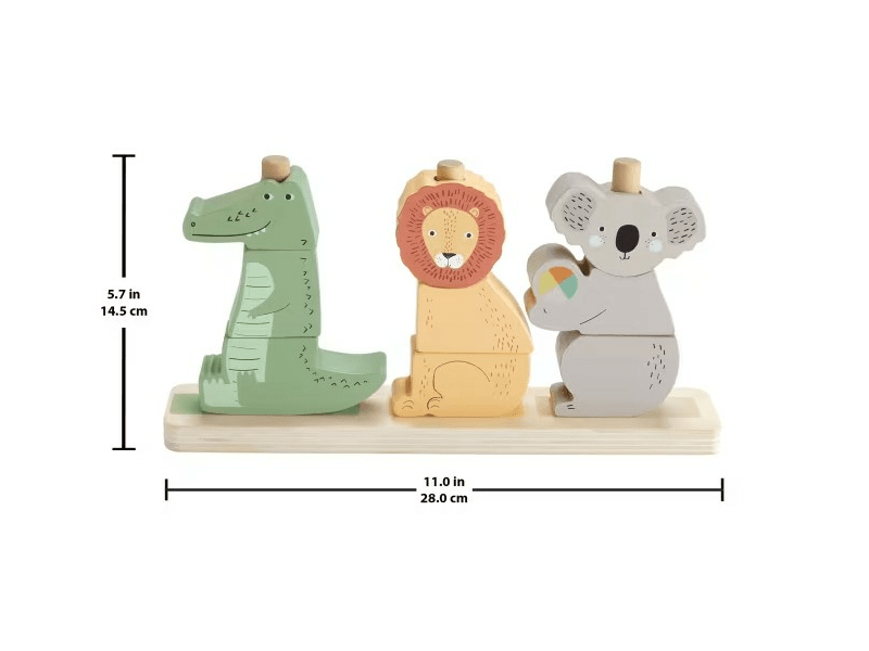 FISHER-PRICE WOOD FA ÁLLATOS RAKOSGATÓ