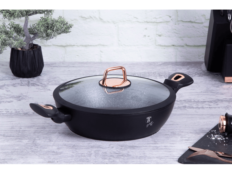 Berlinger Haus BH/1640N Alacsony lábas fedővel, 28 cm