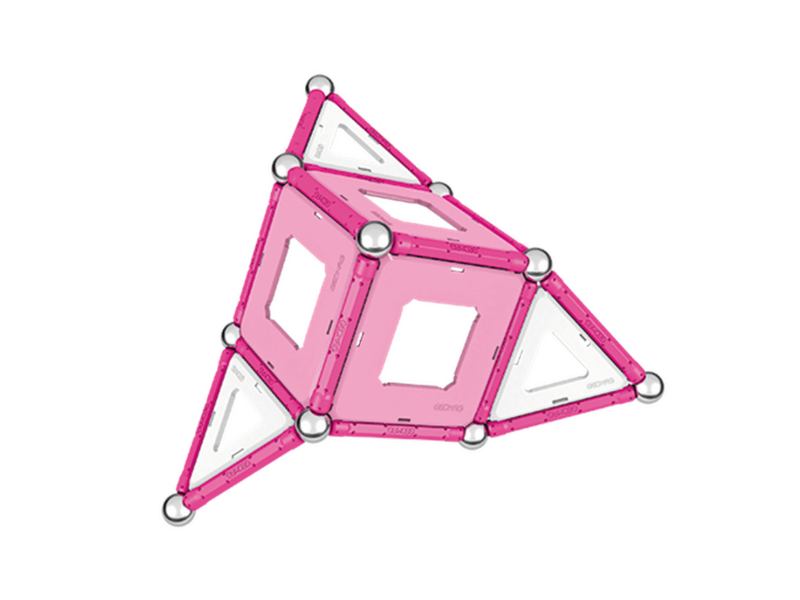 Geomag Pink Panels Mágneses építőjáték, 68 db (20GMG00342)