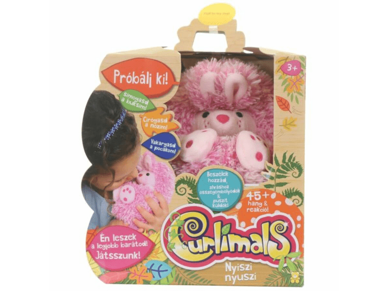 Curlimals Nyiszi Nyuszi/Tüsi Süni interaktív plüss (3712)