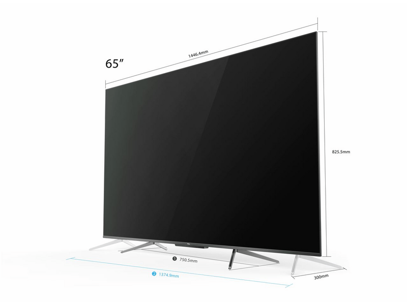 TCL 65C715 4K Ultravékony UHD QLED SMART TV