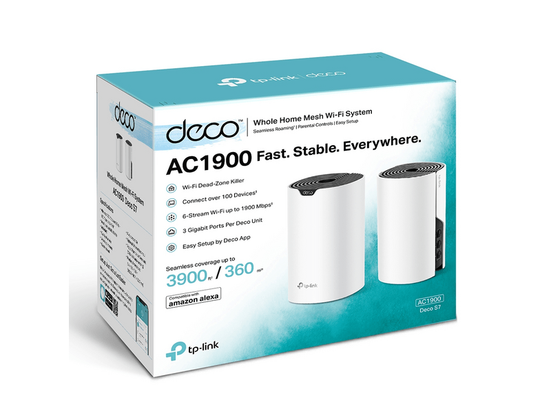 TP-Link Deco S7 AC1900 Home mesh WiFi sustav, 2 kom