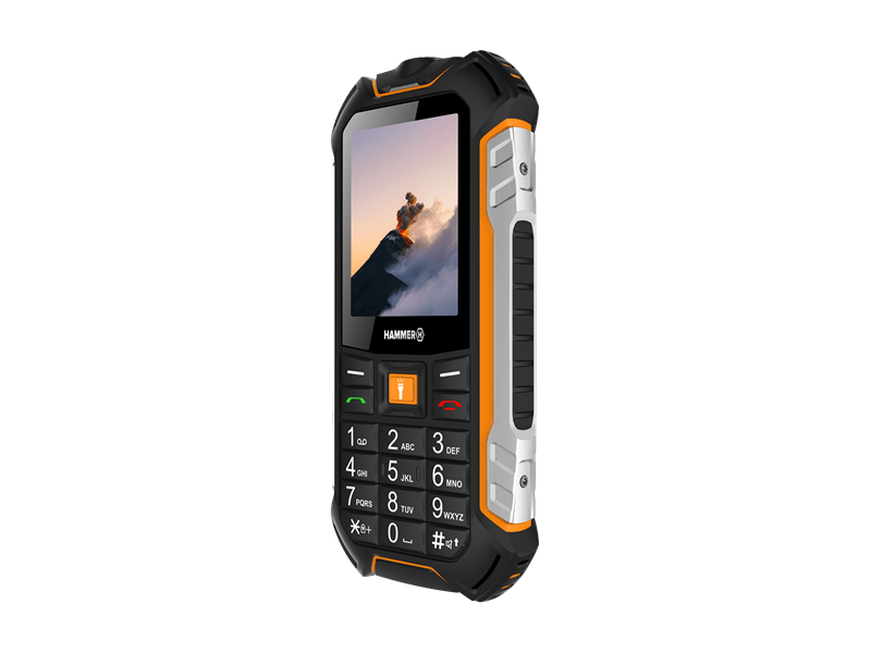 HAMMER Boost Mobiltelefon, fekete/narancs
