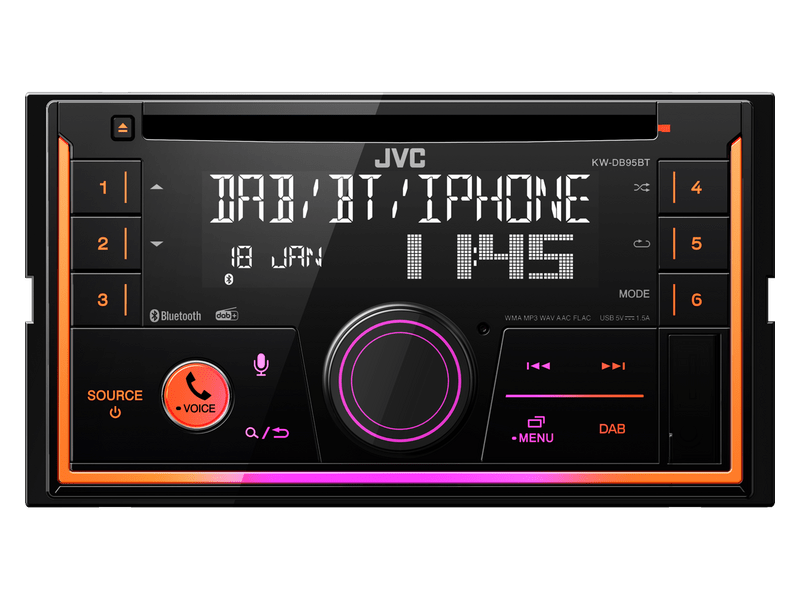 JVC KW-DB95BT 2 DIN Autórádió