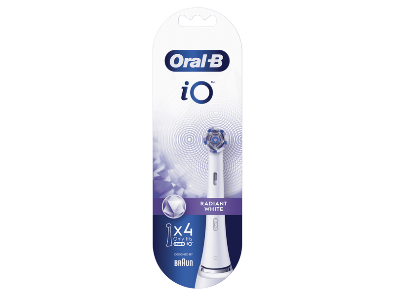 Oral-B iO Radiant White glave četkice za zube, 4 kom