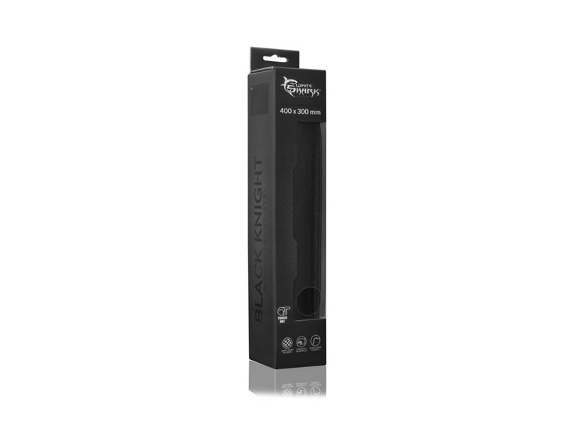 White Shark GMP-2101 Black-Knight Gamer egérpad, fekete