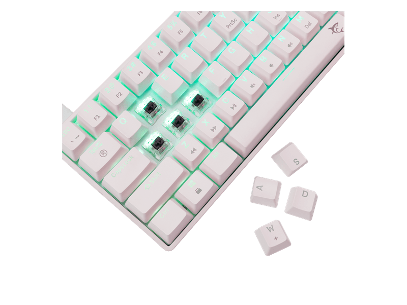 White Shark SHINOBI-2 US mechanikus billentyűzet (GK-004231W/BR-US)