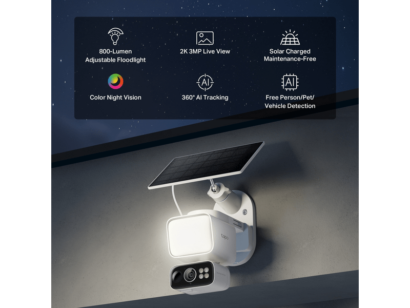 TP-Link TC50 Kit Napelemes biztonsági kamera