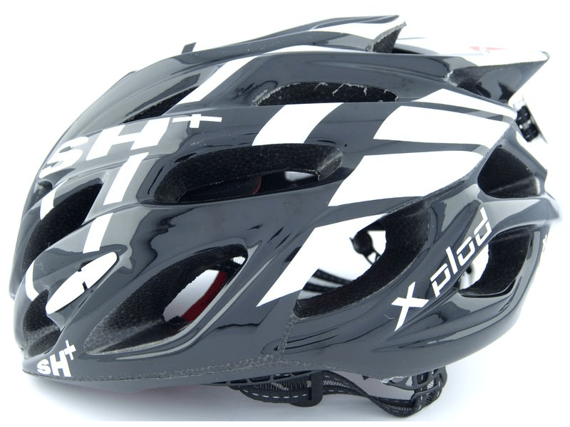 SH+ SHABLI X-plod 55/60 S/L Bukósisak, fekete/fehér