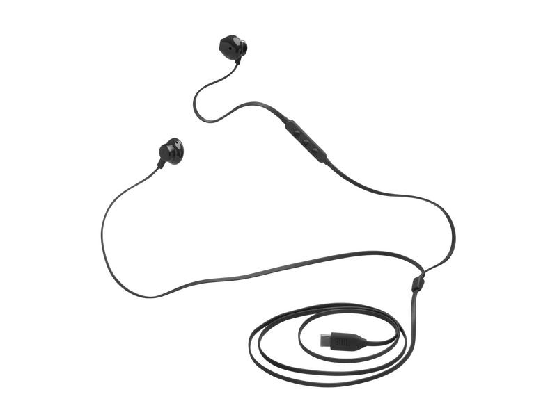 JBL Tune 305C USB-C žičane slušalice, crne