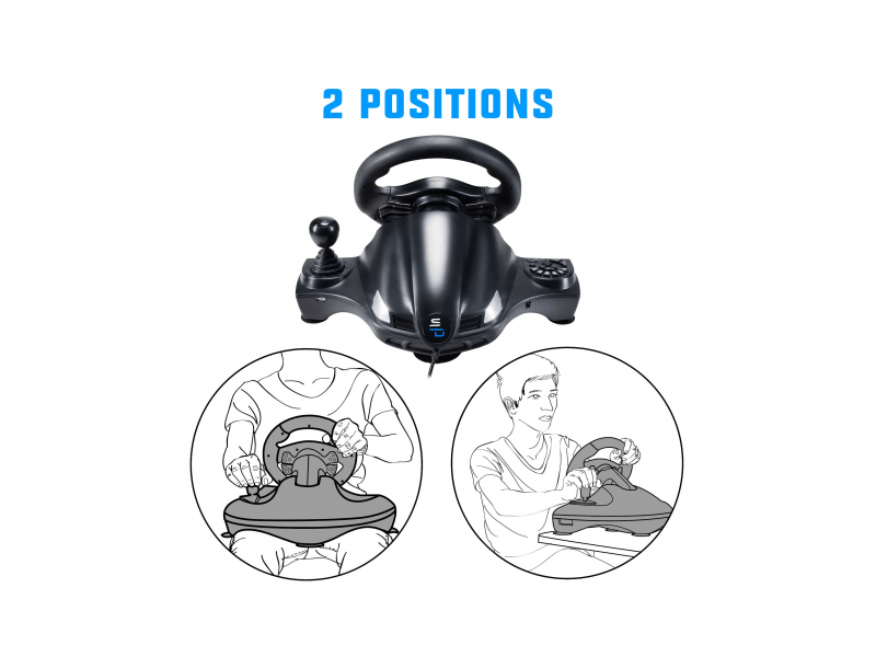 Subsonic Superdrive Drive Pro GS750 Versenykormány pedálokkal és váltóval (SA5156-NG)