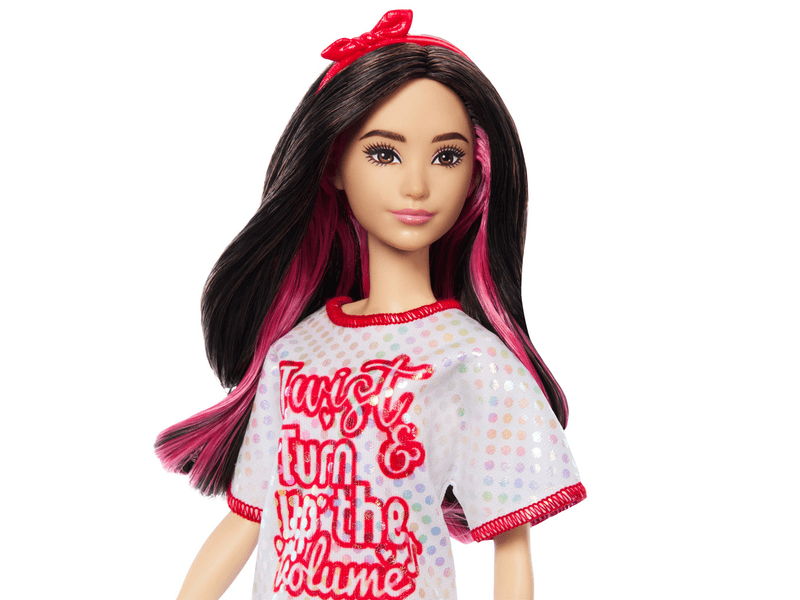Barbie Fashionistas: 65. évfordulós baba pólóruhában (HRH12)