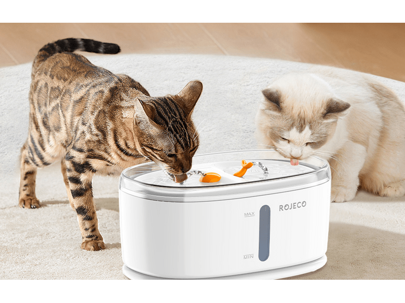 Rojeco WiFi-s intelligens kutya-macska itató, 2.5L (RYSJ-13)