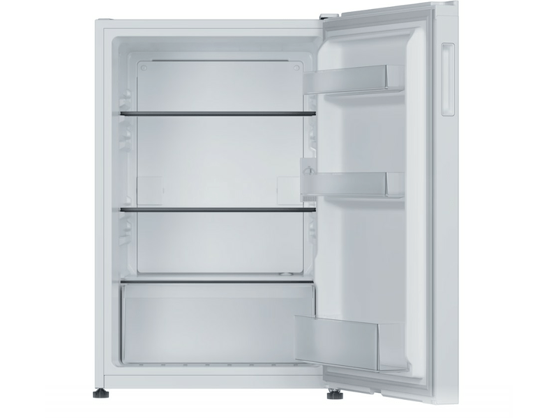 Egyajtós hűtő, E, 127l, fehér, LED