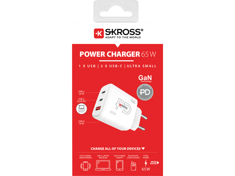 Skross 65W PD USB gyorstöltő (SKCH001065WPDEUCN)