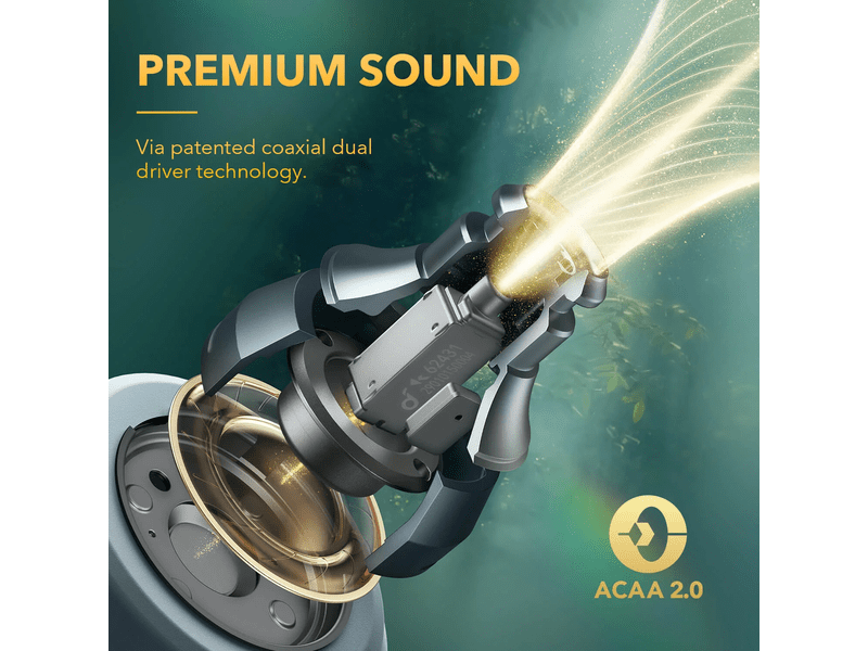 Anker Soundcore Liberty 3 Pro Bluetooth fülhallgató, ködszürke (A3952GA1)