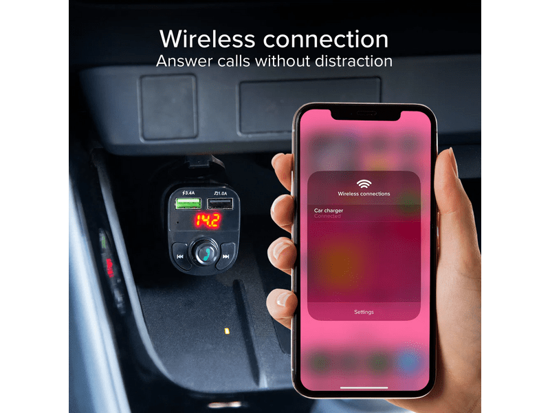 SBS FM 2xUSB-A 15W auto punjač (TECARFM2USB)