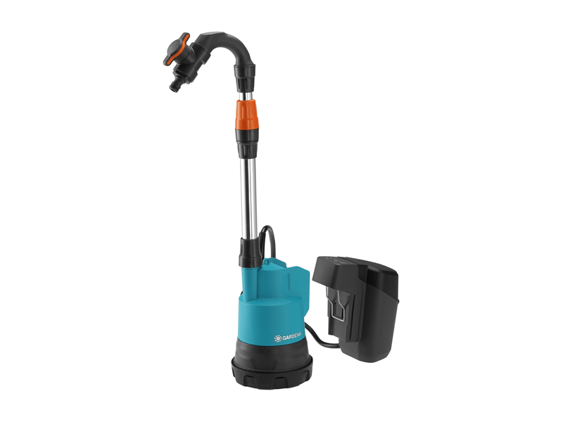 Gardena 14602-20 Akkumulátoros hordóürítő szivattyú 2000/2 18V P4A akkuval