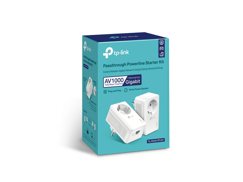 TP-Link TL-PA7017P Kit AV1000 Gigabit Jeltovábbító Készlet