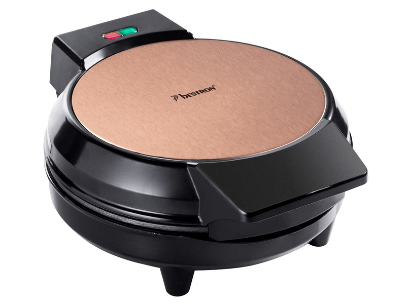 Bestron AWM700CO Szív alakú gofrisütő, réz
