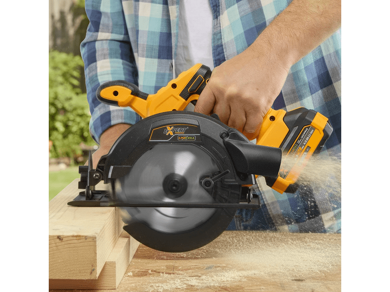 Expert UXCS165B Akkumulátoros kézi körfűrész