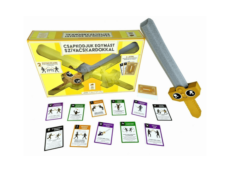 Csapkodjuk egymást szivacskardokkal társasjáték (EXP10009)