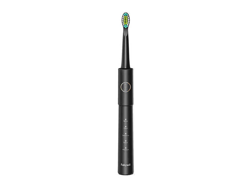 FairyWill FW-5020E + FW-E11 Szónikus fogkefe szájzuhannyal, fekete