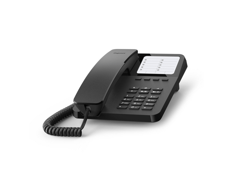 Gigaset Desk 400 Vezetékes telefon, fekete